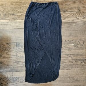 Mossimo Supply Co. Asymmetrical Black Skirt
